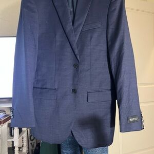 Kenneth Cole Awearness Stretch Men's Blue Blazer 38L